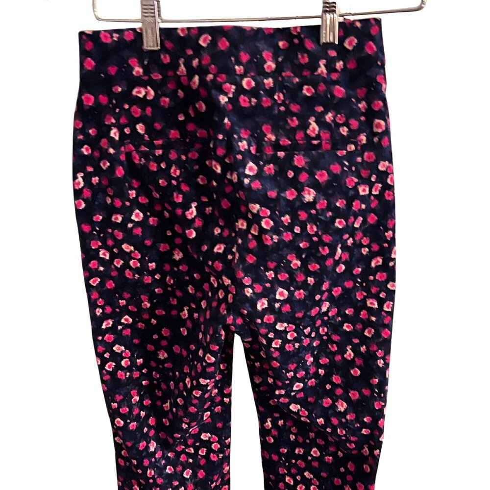 NWT J.Crew Floral Corduroy Cropped Pants Size 0